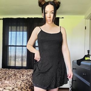 Vintage Rampage Spaghetti Strap Little Black Dress- Size 7